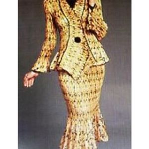 2 piece jacket and skirt set Size M